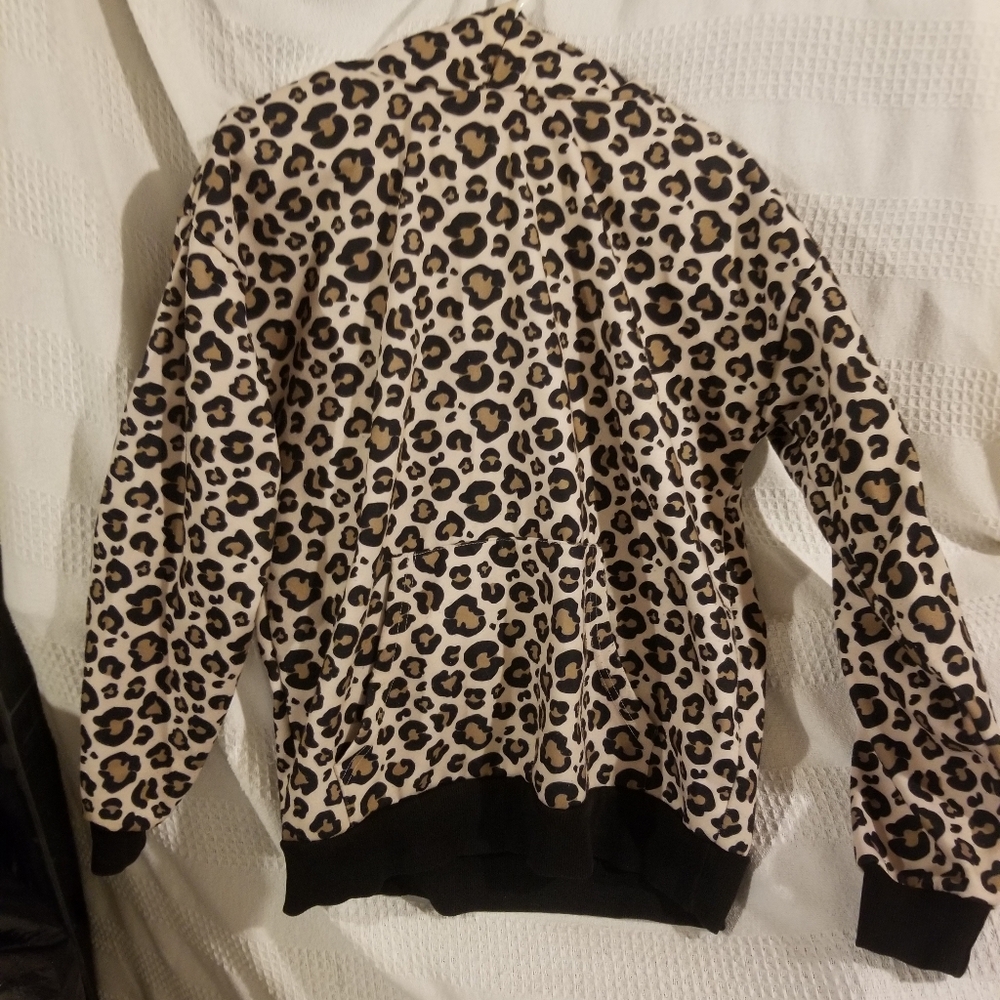 Leopard print hoodie